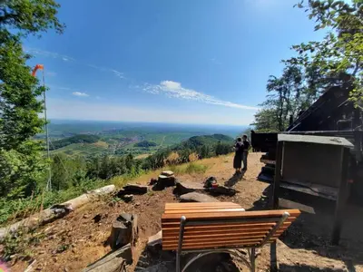 Naturlandschaft in der Nähe des Ferienhauses