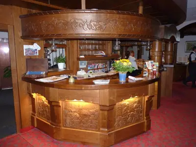 Getränke in der Unterkunft Hotel St.Martiner Castell