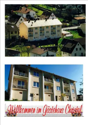 Das Gebäude in dem sich die Ferienwohnung befindet