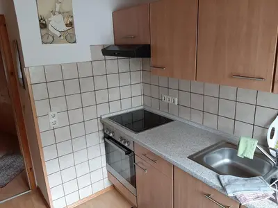 Küche/Küchenzeile in der Unterkunft Gästehaus Rüger