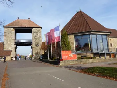 Das Gebäude in dem sich die Ferienwohnung befindet