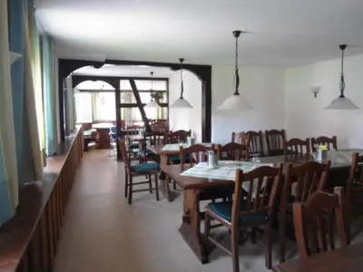 Ein Restaurant oder anderes Speiselokal in der Unterkunft Gasthaus Löwen