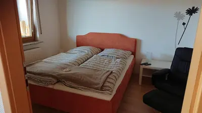 Ein Bett oder Betten in einem Zimmer der Unterkunft Gasthaus zum Löwen