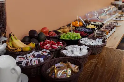 Essen im Hotel oder in der Nähe