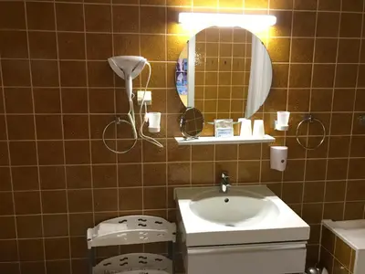 Ein Badezimmer in der Unterkunft Hotel zum Ochsen