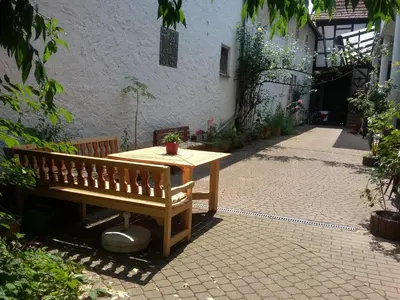 Ein Garten an der Unterkunft Ferienwohnung Familie Faath