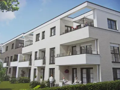 Das Gebäude in dem sich die Ferienwohnung befindet