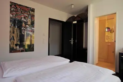 Ein Bett oder Betten in einem Zimmer der Unterkunft Cafe Elisabeth
