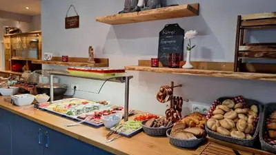 Essen im Hotel oder in der Nähe