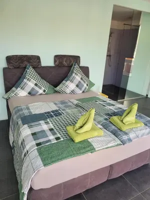 Ein Bett oder Betten in einem Zimmer der Unterkunft The Penthouse