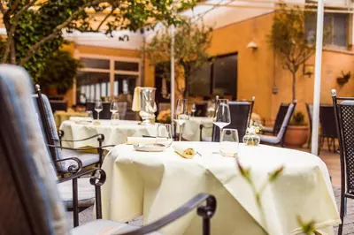 Ein Restaurant oder anderes Speiselokal in der Unterkunft Hotel Löwen