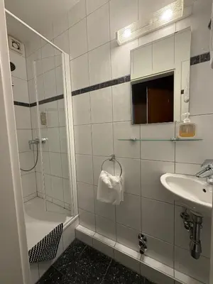 Ein Badezimmer in der Unterkunft SVG Hotel Diversi