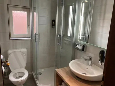 Ein Badezimmer in der Unterkunft Hotel Schmuckkästchen