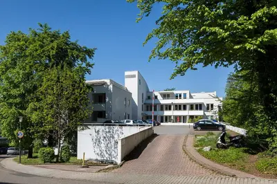 Das Gebäude in dem sich die Ferienwohnung befindet