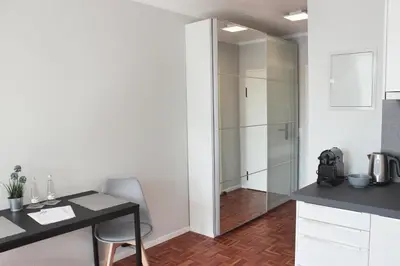 Küche/Küchenzeile in der Unterkunft Hometown-Apartments