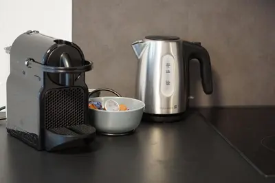 Kaffee-/Teezubehör in der Unterkunft Hometown-Apartments