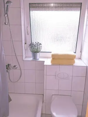 Ein Badezimmer in der Unterkunft Ferienwohnung