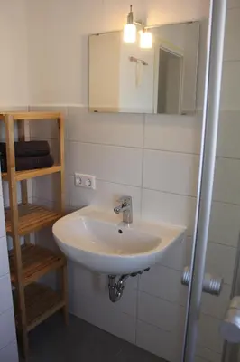 Ein Badezimmer in der Unterkunft Apartments Mosbach