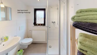Ein Badezimmer in der Unterkunft Apartments Mosbach