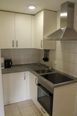 Küche/Küchenzeile in der Unterkunft Ferienwohnung Kraft