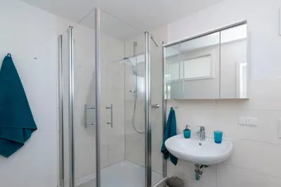 Ein Badezimmer in der Unterkunft Sonnenschein Appartement