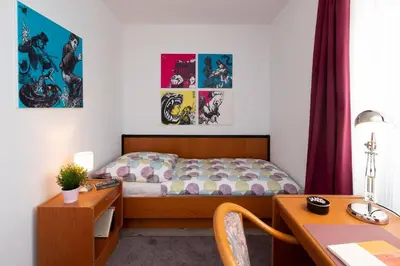 Ein Bett oder Betten in einem Zimmer der Unterkunft Sonnenschein Appartement