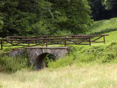 Naturlandschaft in der Nähe des Gasthauses