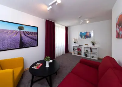 TV/Unterhaltungsangebot in der Unterkunft Wiesenzauber Appartement