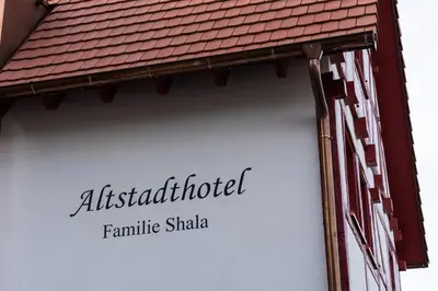 Ein Zertifikat, Auszeichnung, Logo oder anderes Dokument, das in der Unterkunft Altstadthotel Wilde Rose ausgestellt ist