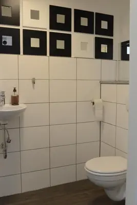 Ein Badezimmer in der Unterkunft Pforzheim Ferienhaus
