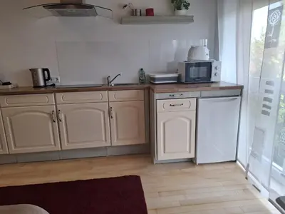 Küche/Küchenzeile in der Unterkunft Exclusive Apartments