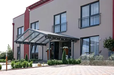 Das Gebäude in dem sich das Aparthotel befindet