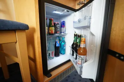 Getränke in der Unterkunft Hotel Sauer Garni