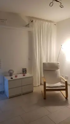 Ein Sitzbereich in der Unterkunft Schicke Ferienwohnung Darmstadt Bessungen