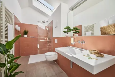 Ein Badezimmer in der Unterkunft SEEGER Living Premium Downtown