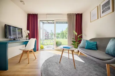 TV/Unterhaltungsangebot in der Unterkunft SEEGER Living Premium West