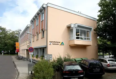 Das Gebäude in dem sich das Hostel befindet