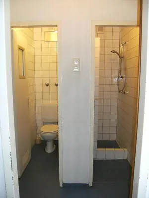 Ein Badezimmer in der Unterkunft Jugendherberge Karlsruhe
