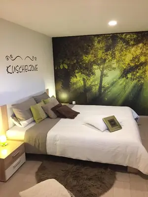 Ein Bett oder Betten in einem Zimmer der Unterkunft Schwarzwald Boutique-Apartment HAUS REHGARTEN