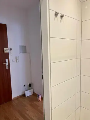 Ein Badezimmer in der Unterkunft Wohnung am Neckar