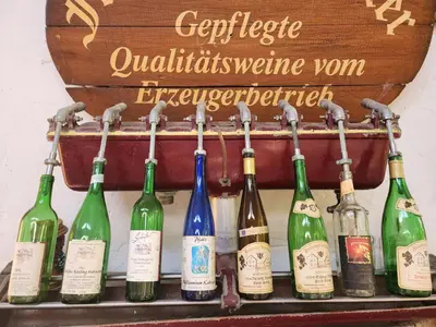 Getränke in der Unterkunft Ferienweingut- Schäfer