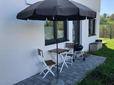 Ein Garten an der Unterkunft Ferienwohnung Janson