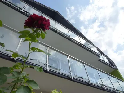 Das Gebäude in dem sich die Pension befindet