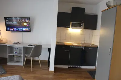 Küche/Küchenzeile in der Unterkunft Apartment Sudermann