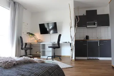 Küche/Küchenzeile in der Unterkunft Apartment Sudermann