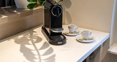 Kaffee-/Teezubehör in der Unterkunft PLAZA INN Bad Rappenau