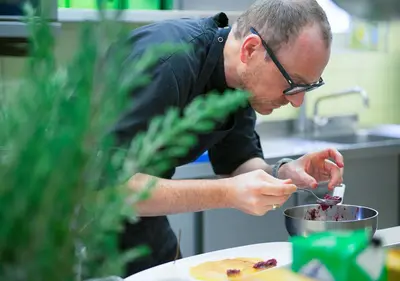 Essen im Hotel oder in der Nähe