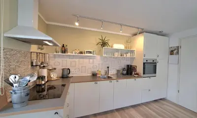 Küche/Küchenzeile in der Unterkunft Ferienwohnung Rauch