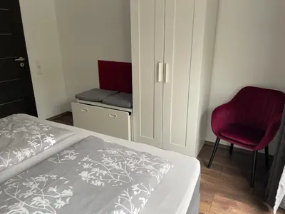 Ein Bett oder Betten in einem Zimmer der Unterkunft Appartement im Herzen von Leimen
