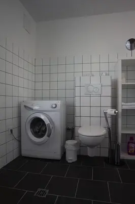 Ein Badezimmer in der Unterkunft Hotel-Restaurant Hackteufel